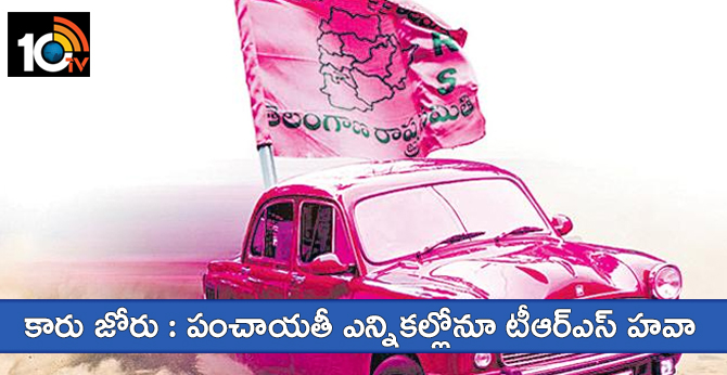 TRS Lead In First Phase Of Telangana Panchayat Elections 2019