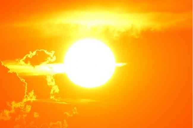 today and tomorrow high intensity of the sun