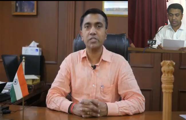 Goa CM pramod Sawant Resignation