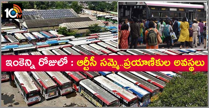 TSRTC Strike Passenger misery