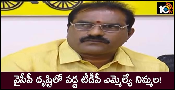 TDP MLA Nimmala Ramanayaudu to be joined in Ysrcp
