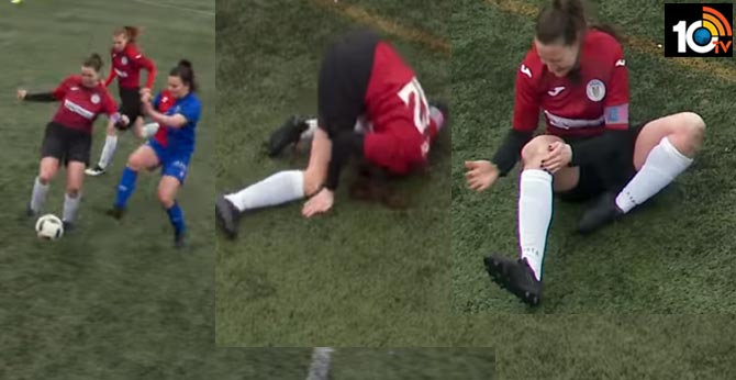This Scottish soccer player hammered her own dislocated knee back into place mid-game and kept on playing