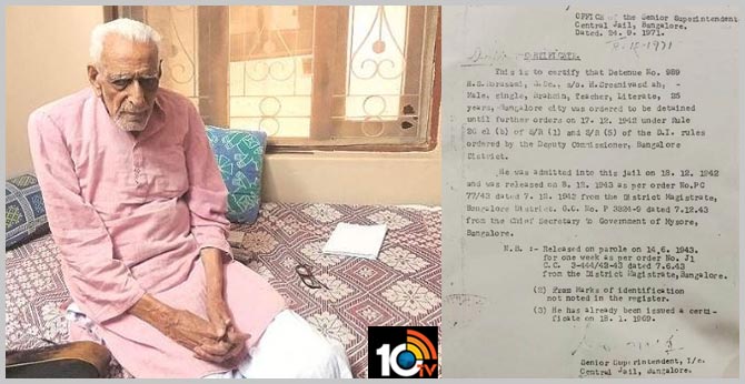 102-year-old readies CV as BJP puts him to freedom fighter test