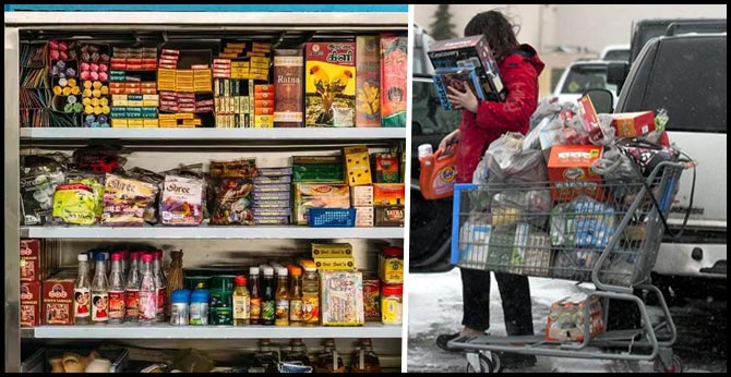 Panic mode on as Indians rush to stock up on groceries, coronavirus pandemic