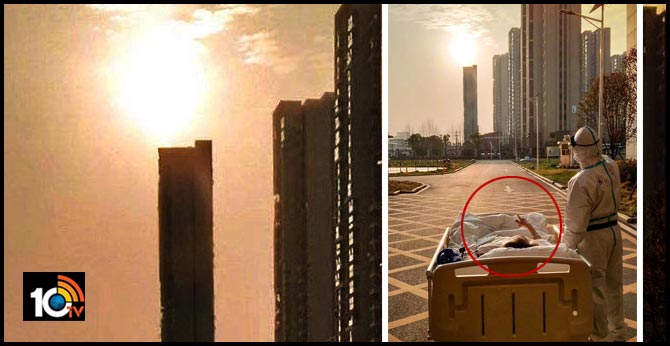 87 year old coronavirus patient watches sunset with doctor outside wuhan hospital heartwarming pic