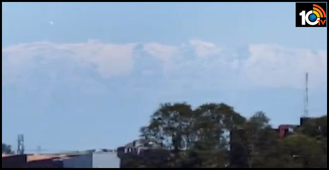 Largely reduced pollution due to lockdown, Seen Himalaya mountains far 200 km from Jalandhar