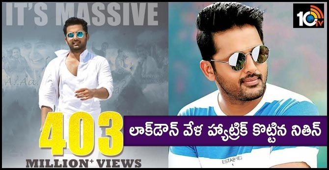 Nithiin Scores a Hatrick on Aditya Movies