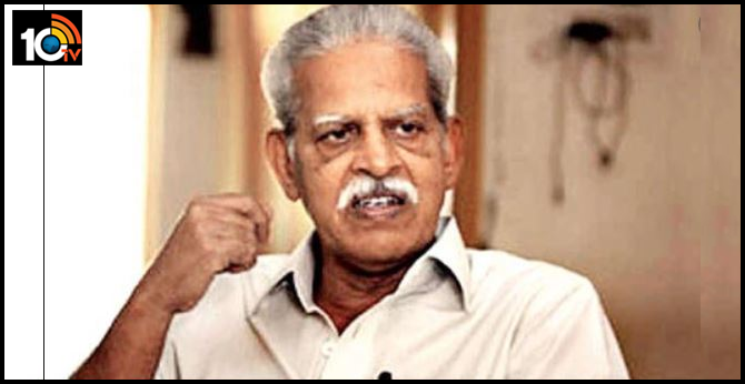 Virasam leader varavararao shifted to hospital from maharashtra taloja jail