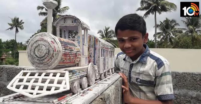 12-Year-Old Kerala Student's Paper Train Model Earns Railway Ministry Praise