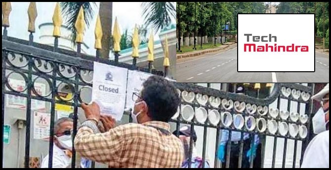 Bhuvaneswar-tech-mahindra-campus-sealed-after-7-covid-19-cases-in-a-week-as-odisha
